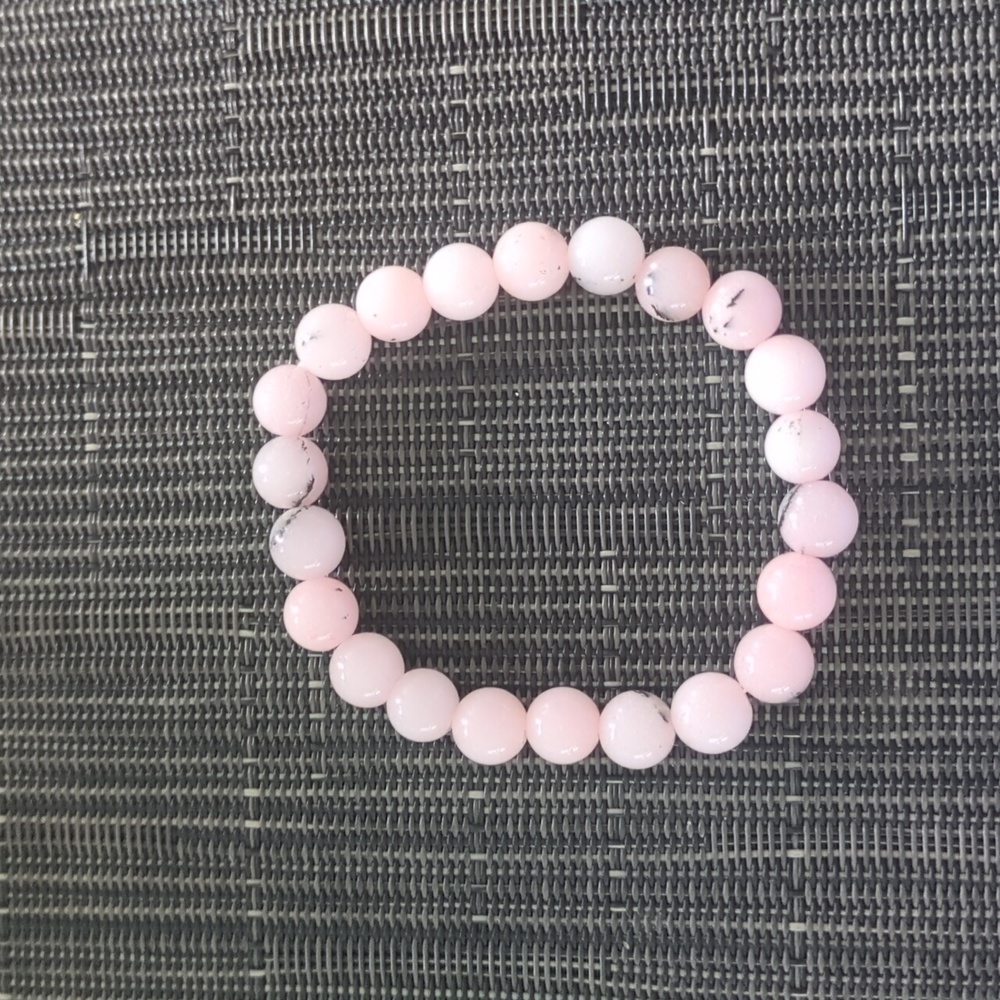 💜Pink opal bracelet